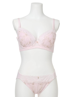 Re-J＆SUPURE(リジェイ＆スプル) |【脇高】[D85-H95］フェミニンレースブラ＆ショーツ(モールドカップ)