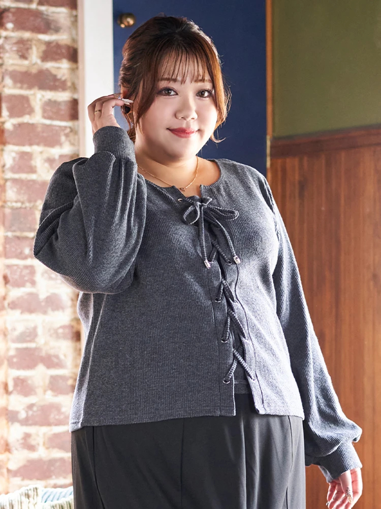 Re-J＆SUPURE(リジェイ＆スプル) |【Kannaコラボ】リブレースアッププルオーバー