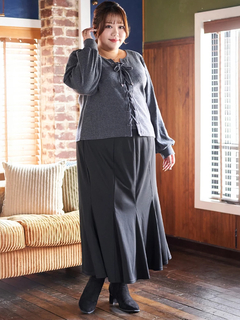 Re-J＆SUPURE(リジェイ＆スプル) |【Kannaコラボ】カットマーメイドスカート