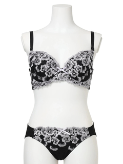 Re-J＆SUPURE(リジェイ＆スプル) |[D85-I95］フラワーブーケレースブラ＆ショーツ(モールドカップ)