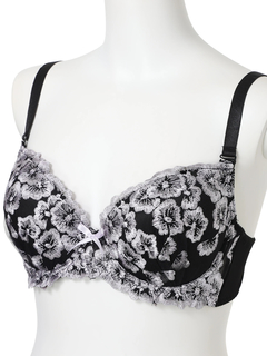 Re-J＆SUPURE(リジェイ＆スプル) |[D85-I95］フラワーブーケレースブラ＆ショーツ(モールドカップ)