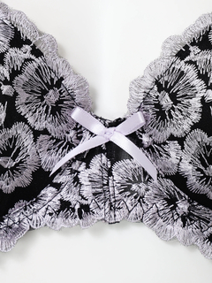 Re-J＆SUPURE(リジェイ＆スプル) |[D85-I95］フラワーブーケレースブラ＆ショーツ(モールドカップ)