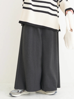 Re-J＆SUPURE(リジェイ＆スプル) |カットイージーワイドパンツ（チェック柄・ヘリンボーン）