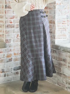 Re-J＆SUPURE(リジェイ＆スプル) |チェック柄マーメイドスカート