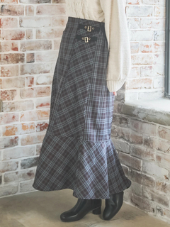 Re-J＆SUPURE(リジェイ＆スプル) |チェック柄マーメイドスカート