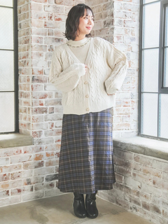 Re-J＆SUPURE(リジェイ＆スプル) |チェック柄マーメイドスカート