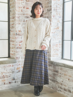 Re-J＆SUPURE(リジェイ＆スプル) |チェック柄マーメイドスカート