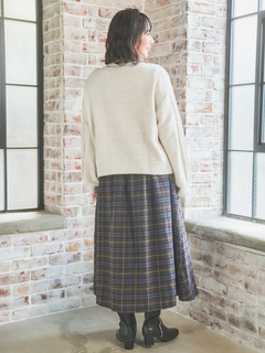 Re-J＆SUPURE(リジェイ＆スプル) |チェック柄マーメイドスカート