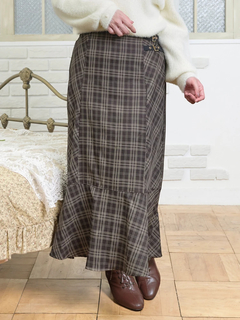 Re-J＆SUPURE(リジェイ＆スプル) |チェック柄マーメイドスカート