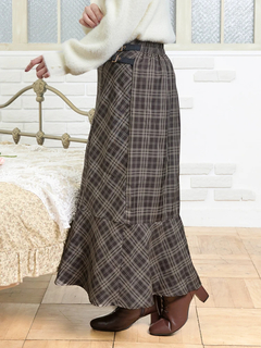 Re-J＆SUPURE(リジェイ＆スプル) |チェック柄マーメイドスカート