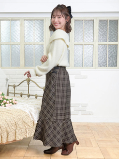 Re-J＆SUPURE(リジェイ＆スプル) |チェック柄マーメイドスカート