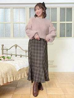 Re-J＆SUPURE(リジェイ＆スプル) |チェック柄マーメイドスカート