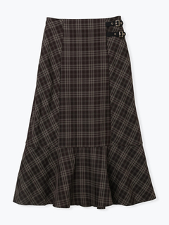 Re-J＆SUPURE(リジェイ＆スプル) |チェック柄マーメイドスカート