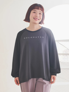 Re-J＆SUPURE(リジェイ＆スプル) |シルキーダンボールロゴプリントラグランプルオーバー