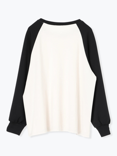 Re-J＆SUPURE(リジェイ＆スプル) |シルキーダンボールロゴプリントラグランプルオーバー