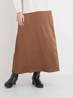 Re-J＆SUPURE(リジェイ＆スプル) |【WEB限定】サテンドットAラインスカート