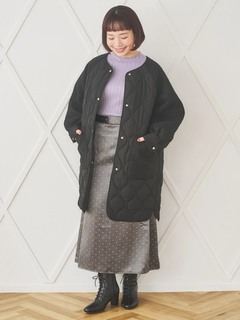 Re-J＆SUPURE(リジェイ＆スプル) |【WEB限定】サテンドットAラインスカート