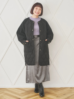 Re-J＆SUPURE(リジェイ＆スプル) |【WEB限定】サテンドットAラインスカート