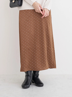 Re-J＆SUPURE(リジェイ＆スプル) |【WEB限定】サテンドットAラインスカート
