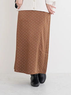 Re-J＆SUPURE(リジェイ＆スプル) |【WEB限定】サテンドットAラインスカート