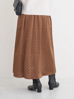 Re-J＆SUPURE(リジェイ＆スプル) |【WEB限定】サテンドットAラインスカート