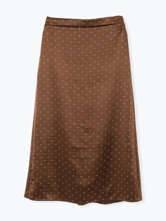 Re-J＆SUPURE(リジェイ＆スプル) |【WEB限定】サテンドットAラインスカート