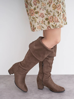 Re-J＆SUPURE(リジェイ＆スプル) |【la farfa SHOES/ラ・ファーファシューズ】2WAYスエードニーハイブーツ