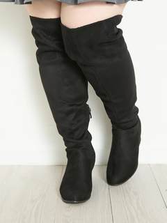 Re-J＆SUPURE(リジェイ＆スプル) |【la farfa SHOES/ラ・ファーファシューズ】2WAYスエードニーハイブーツ