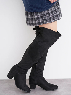 Re-J＆SUPURE(リジェイ＆スプル) |【la farfa SHOES/ラ・ファーファシューズ】2WAYスエードニーハイブーツ