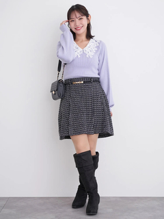 Re-J＆SUPURE(リジェイ＆スプル) |【la farfa SHOES/ラ・ファーファシューズ】2WAYスエードニーハイブーツ