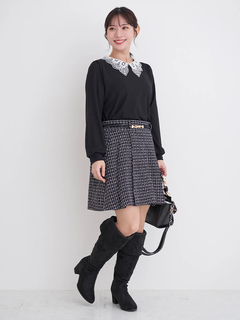 Re-J＆SUPURE(リジェイ＆スプル) |【la farfa SHOES/ラ・ファーファシューズ】2WAYスエードニーハイブーツ