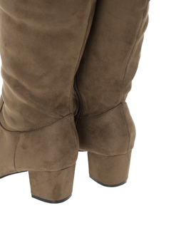 Re-J＆SUPURE(リジェイ＆スプル) |【la farfa SHOES/ラ・ファーファシューズ】2WAYスエードニーハイブーツ