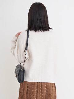 Re-J＆SUPURE(リジェイ＆スプル) |クルーネックカノコラメニットカーディガン