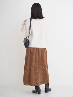 Re-J＆SUPURE(リジェイ＆スプル) |クルーネックカノコラメニットカーディガン