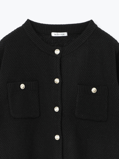 Re-J＆SUPURE(リジェイ＆スプル) |クルーネックカノコラメニットカーディガン