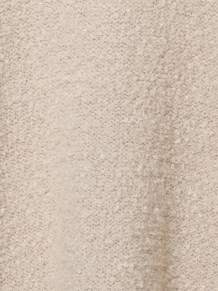 Komachiコラボ】Vネックブークレニットトップス（大きいサイズ