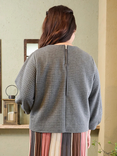 Re-J＆SUPURE(リジェイ＆スプル) |【Komachiコラボ】ふくれジャガードレース襟プルオーバー（セットアップ可）