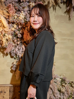 Re-J＆SUPURE(リジェイ＆スプル) |【Komachiコラボ】ふくれジャガードレース襟プルオーバー（セットアップ可）