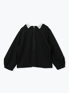 Re-J＆SUPURE(リジェイ＆スプル) |【Komachiコラボ】ふくれジャガードレース襟プルオーバー（セットアップ可）