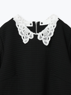 Re-J＆SUPURE(リジェイ＆スプル) |【Komachiコラボ】ふくれジャガードレース襟プルオーバー（セットアップ可）