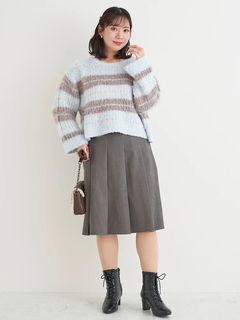 Re-J＆SUPURE(リジェイ＆スプル) |【Komachiコラボ】膝丈プリーツスカート