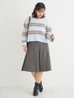 Re-J＆SUPURE(リジェイ＆スプル) |【Komachiコラボ】膝丈プリーツスカート