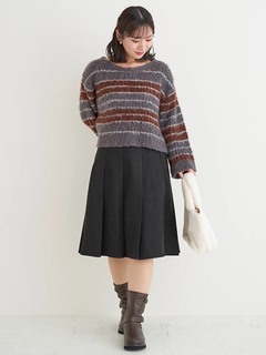 Re-J＆SUPURE(リジェイ＆スプル) |【Komachiコラボ】膝丈プリーツスカート