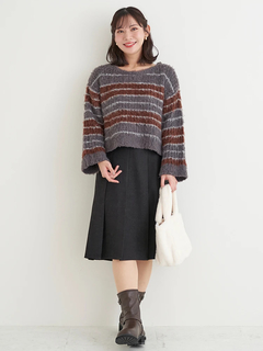 Re-J＆SUPURE(リジェイ＆スプル) |【Komachiコラボ】膝丈プリーツスカート