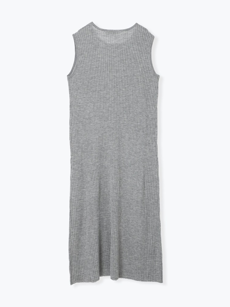 SET]ニットトップス×ノースリワンピース（大きいサイズ・ぽっちゃり