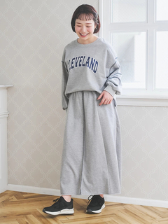 Re-J＆SUPURE(リジェイ＆スプル) |配色ステッチAラインスウェットスカート