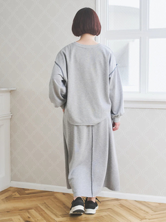 Re-J＆SUPURE(リジェイ＆スプル) |配色ステッチAラインスウェットスカート