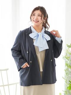 Re-J＆SUPURE(リジェイ＆スプル) |【Sasaki Mikiコラボ】ストレッチツイル Wテーラードジャケット