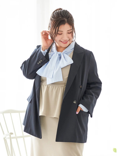 Re-J＆SUPURE(リジェイ＆スプル) |【Sasaki Mikiコラボ】ストレッチツイル Wテーラードジャケット