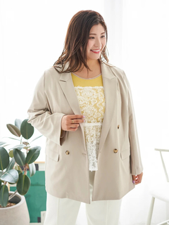 Re-J＆SUPURE(リジェイ＆スプル) |【Sasaki Mikiコラボ】ストレッチツイル Wテーラードジャケット